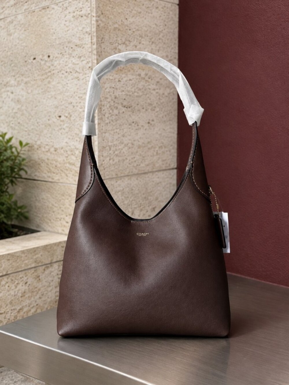 Coach Shoulder Bag Brooklyn 28 in Maple